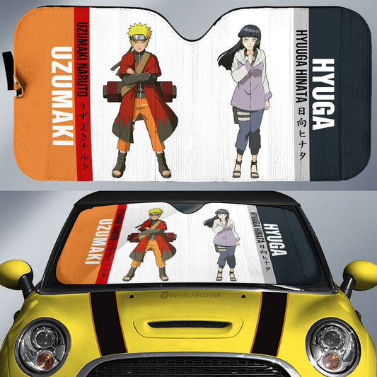 And Hinata Car Sunshade Custom Anime Car Accessories For Fans - Gearcarcover - 1