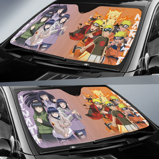 And Hinata Car Sunshade Custom Anime Car Accessories - Gearcarcover - 2