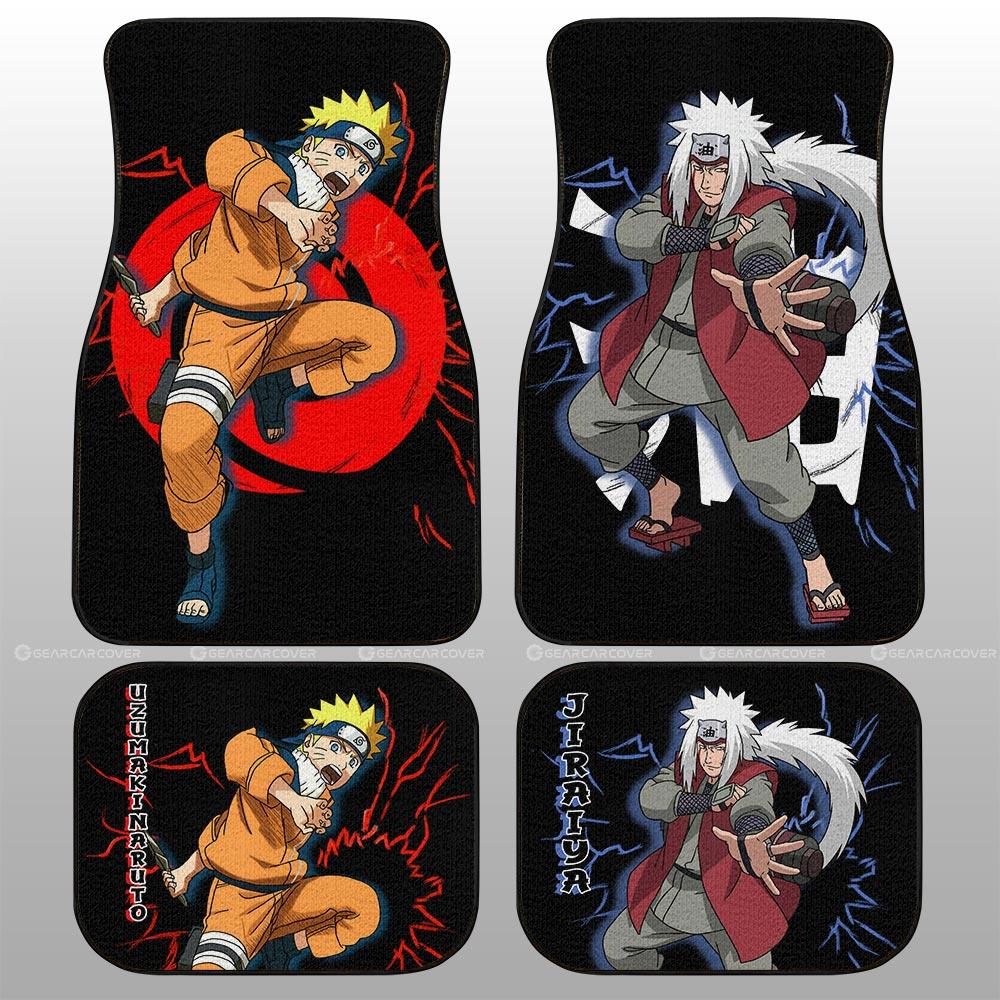 And Jiraiya Car Floor Mats Custom For Anime Fans - Gearcarcover - 1