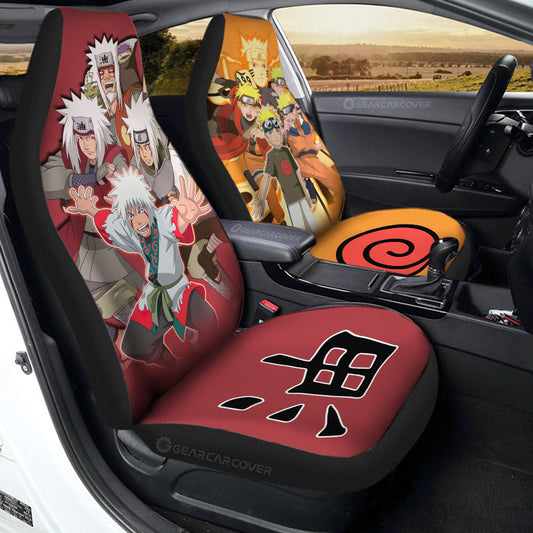 And Jiraiya Car Seat Covers Custom Anime Car Accessories - Gearcarcover - 1