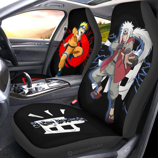 And Jiraiya Car Seat Covers Custom For Anime Fans - Gearcarcover - 2