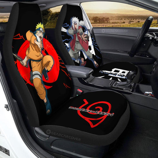 And Jiraiya Car Seat Covers Custom For Anime Fans - Gearcarcover - 1