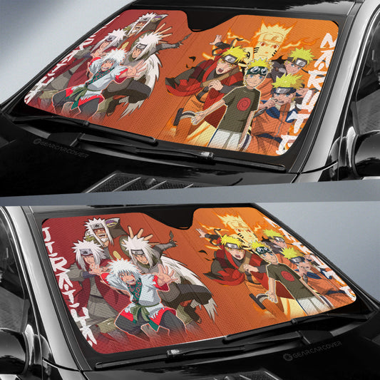 And Jiraiya Car Sunshade Custom Anime Car Accessories - Gearcarcover - 2