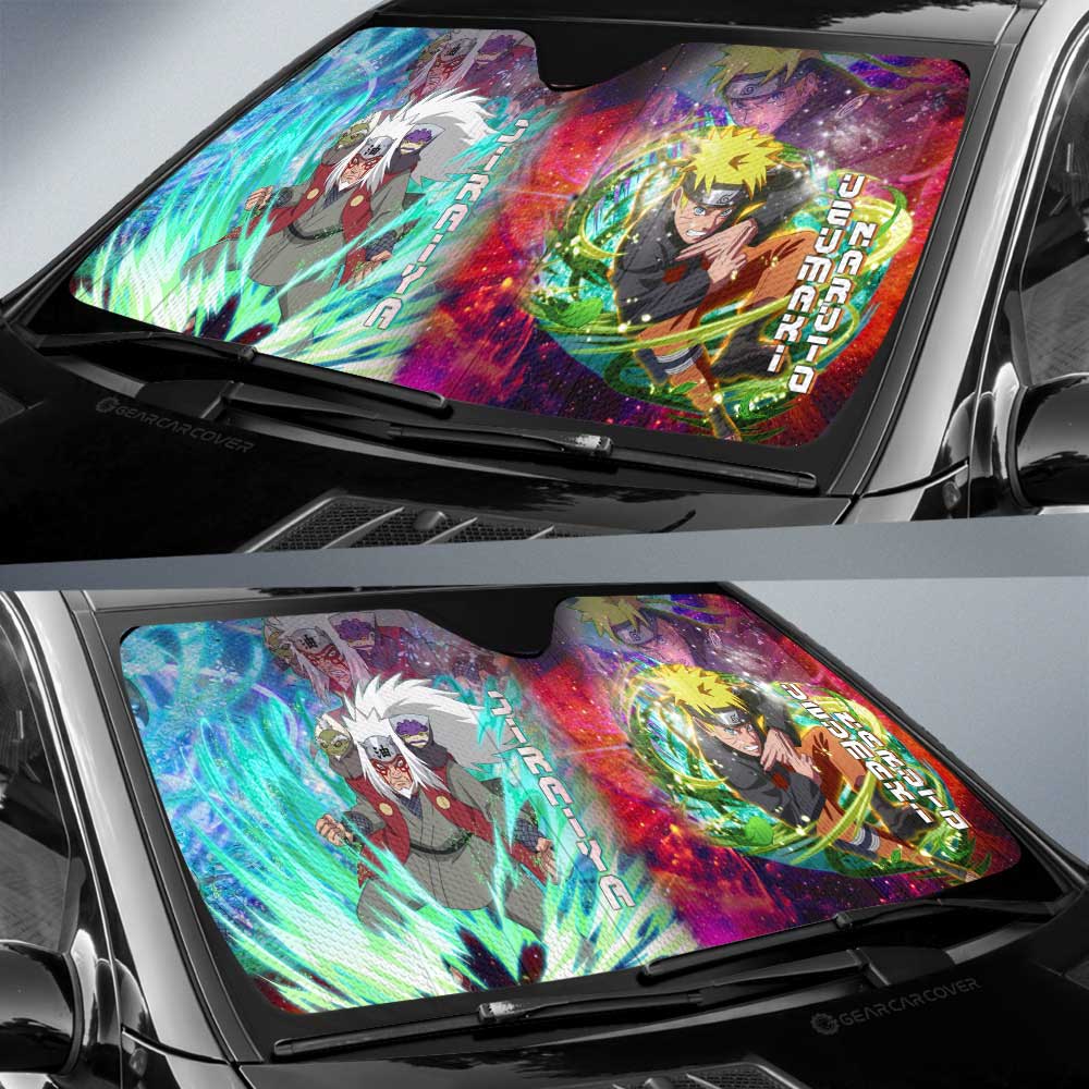 And Jiraiya Car Sunshade Custom Characters Car Accessories - Gearcarcover - 2