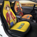 And Monkey D Luffy Car Seat Covers Custom Main Anime Heros - Gearcarcover - 1