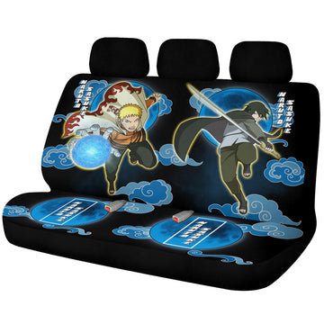 And Sasuke Car Back Seat Covers Custom Anime Car Accessories - Gearcarcover - 1