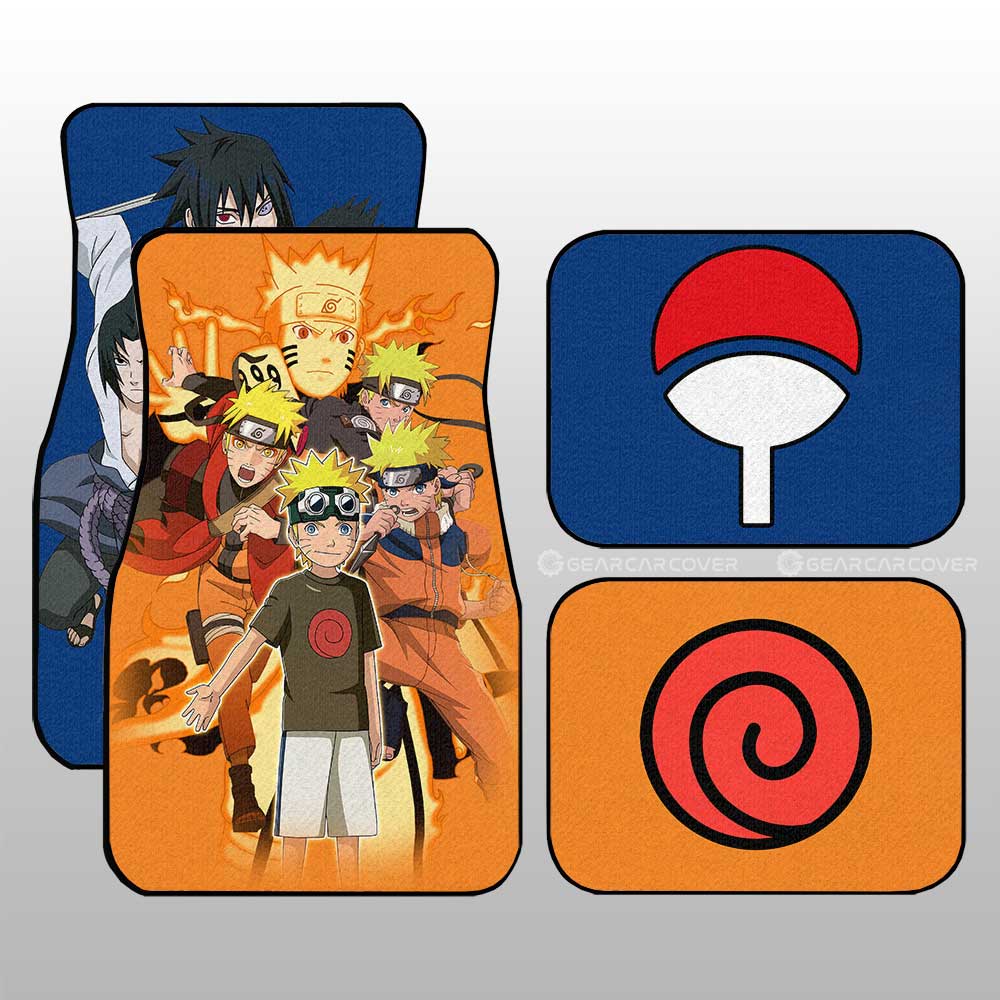 And Sasuke Car Floor Mats Custom Car Accessories - Gearcarcover - 2