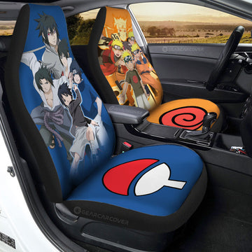 And Sasuke Car Seat Covers Custom Anime Car Accessories - Gearcarcover - 1