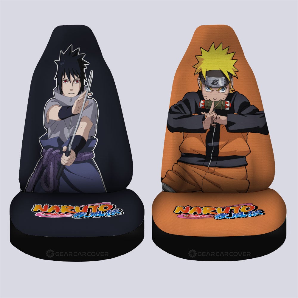 And Sasuke Car Seat Covers Custom Anime - Gearcarcover - 4
