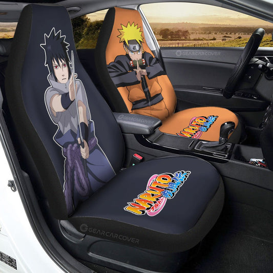 And Sasuke Car Seat Covers Custom Anime - Gearcarcover - 1
