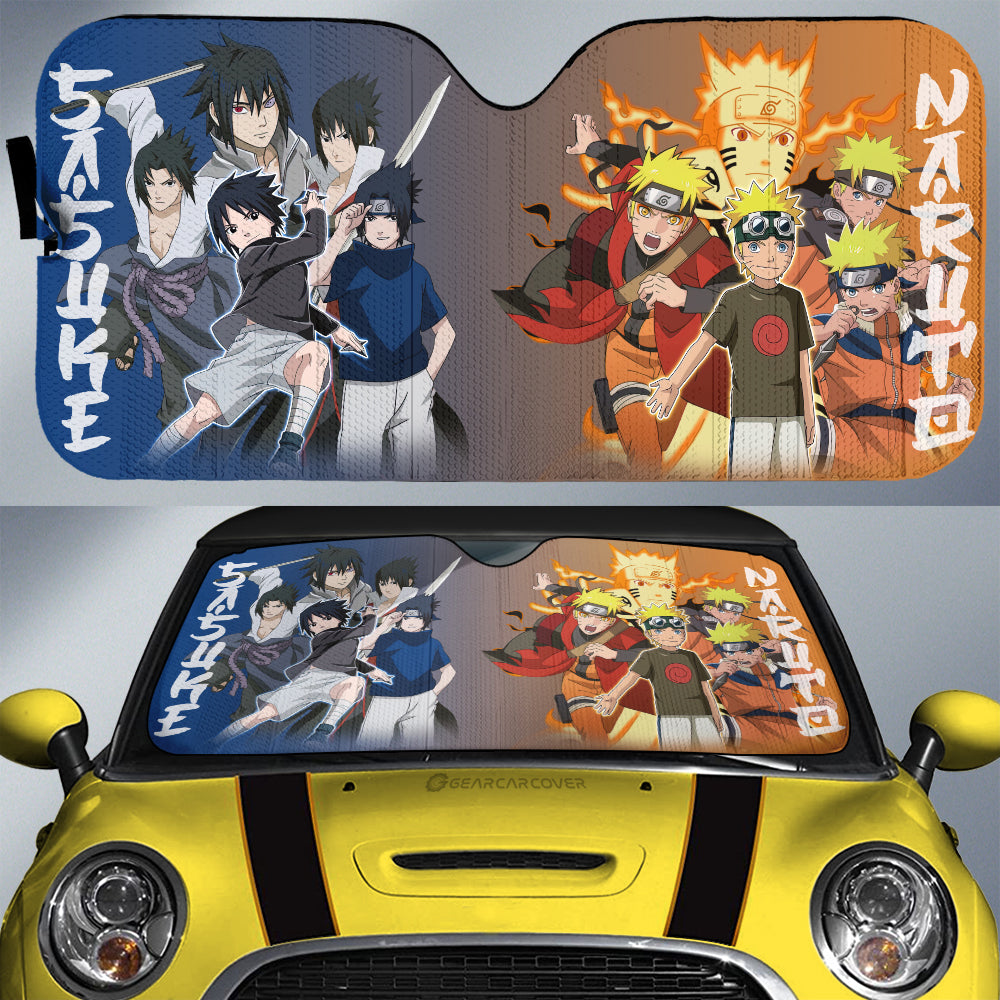 And Sasuke Car Sunshade Custom Anime Car Accessories - Gearcarcover - 1