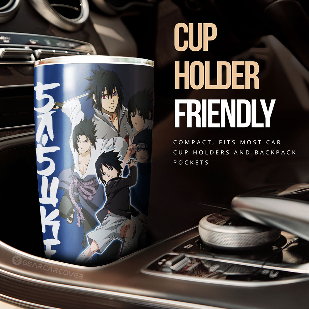 And Sasuke Tumbler Cup Custom Anime Car Accessories - Gearcarcover - 3