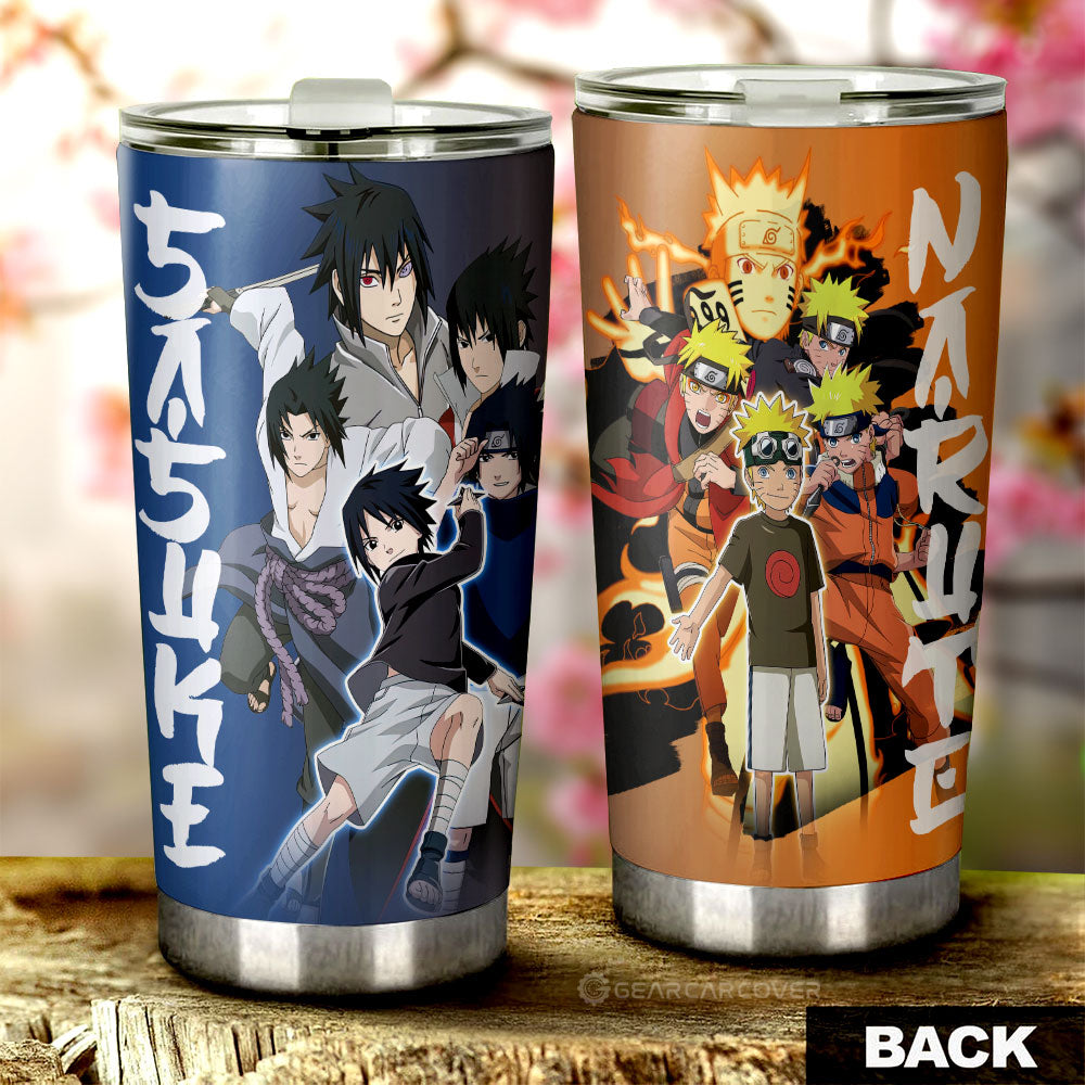 And Sasuke Tumbler Cup Custom Anime Car Accessories - Gearcarcover - 1