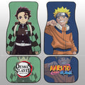 And Tanjiro Car Floor Mats Custom Anime Car Accessories - Gearcarcover - 1