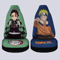 And Tanjiro Car Seat Covers Custom Demon Slayer Anime Car Accessories - Gearcarcover - 4