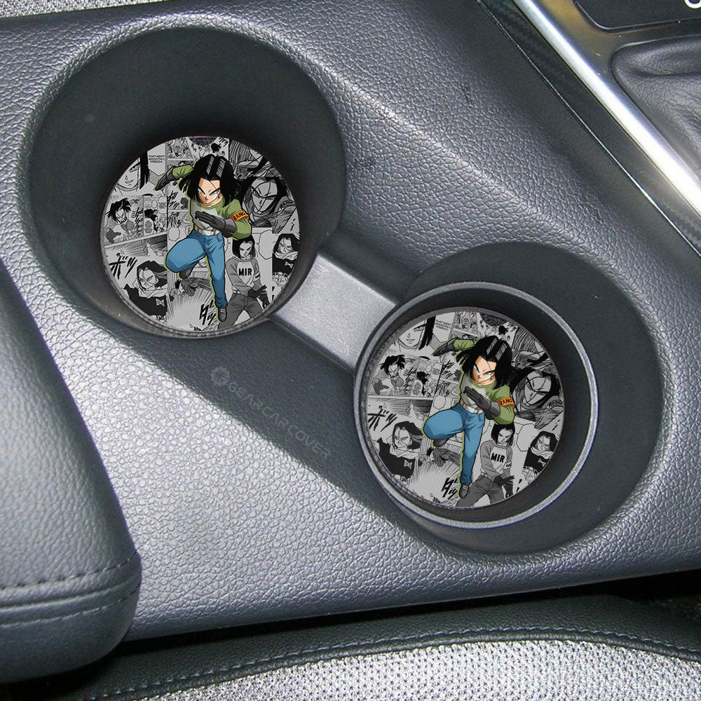 Android 17 Car Coaster Set Collection - Gearcarcover - 2