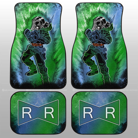 Android 17 Car Floor Mats Custom Anime Car Accessories - Gearcarcover - 1