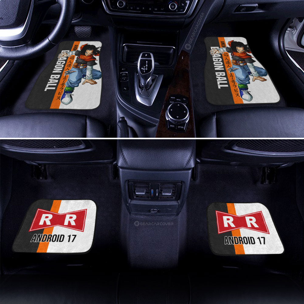 Android 17 Car Floor Mats Custom Car Accessories For Fans - Gearcarcover - 3