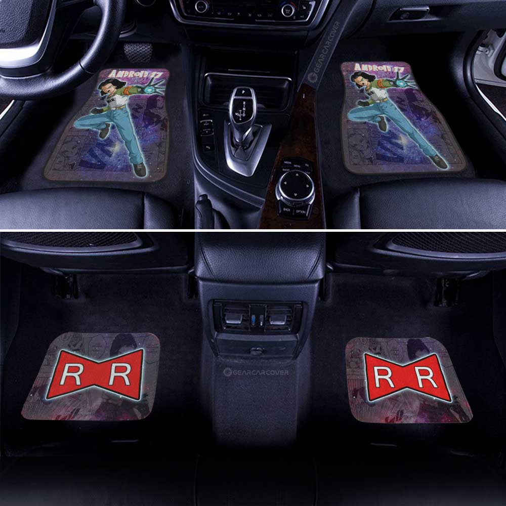 Android 17 Car Floor Mats Custom Car Accessories Manga Galaxy Style - Gearcarcover - 3