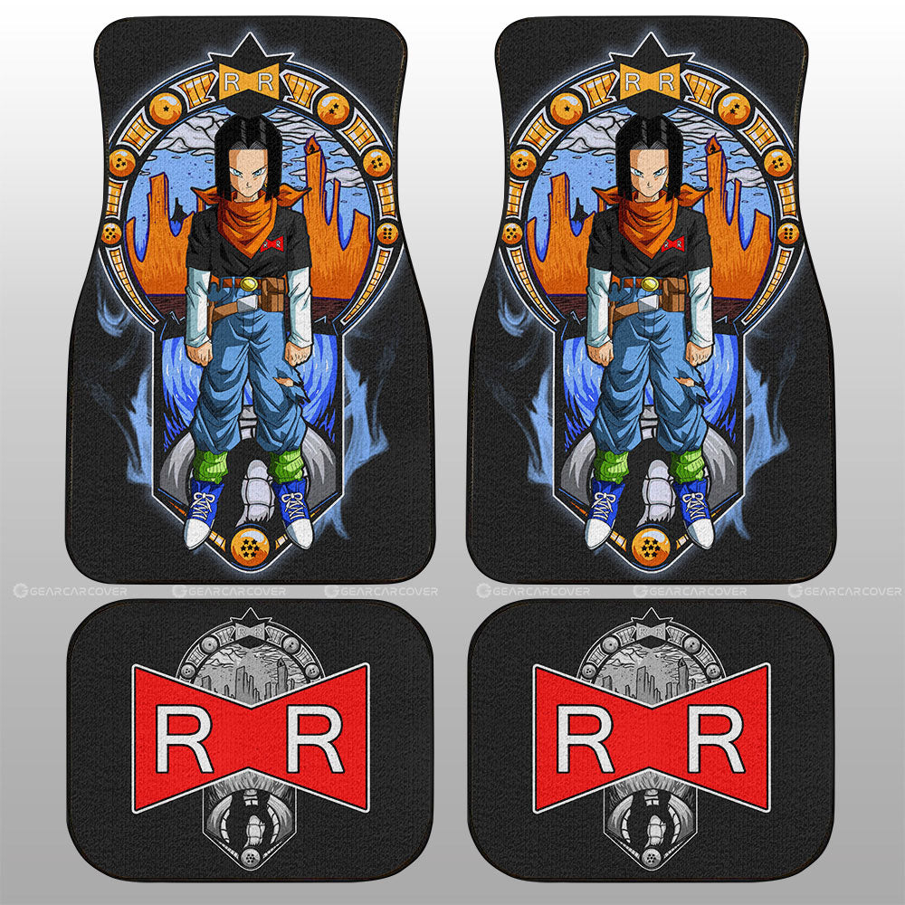 Android 17 Car Floor Mats Custom Car Interior Accessories - Gearcarcover - 1