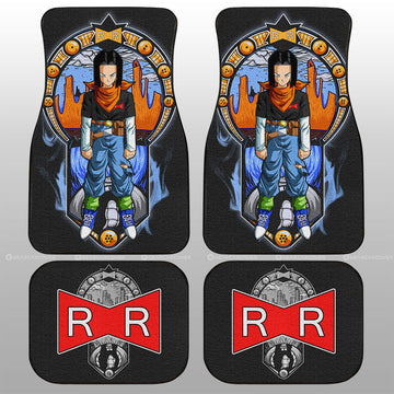 Android 17 Car Floor Mats Custom Car Interior Accessories - Gearcarcover - 1