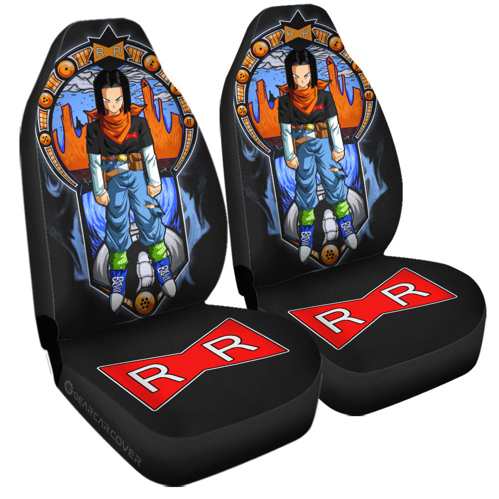 Android 17 Car Seat Covers Custom Car Interior Accessories - Gearcarcover - 3