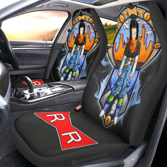 Android 17 Car Seat Covers Custom Car Interior Accessories - Gearcarcover - 1