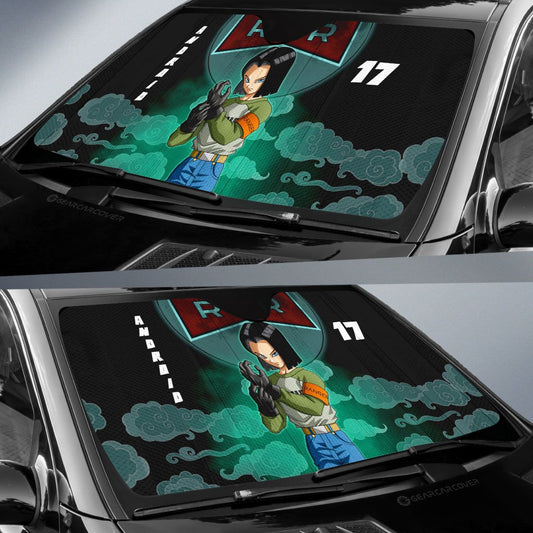 Android 17 Car Sunshade Custom Car Accessories - Gearcarcover - 2