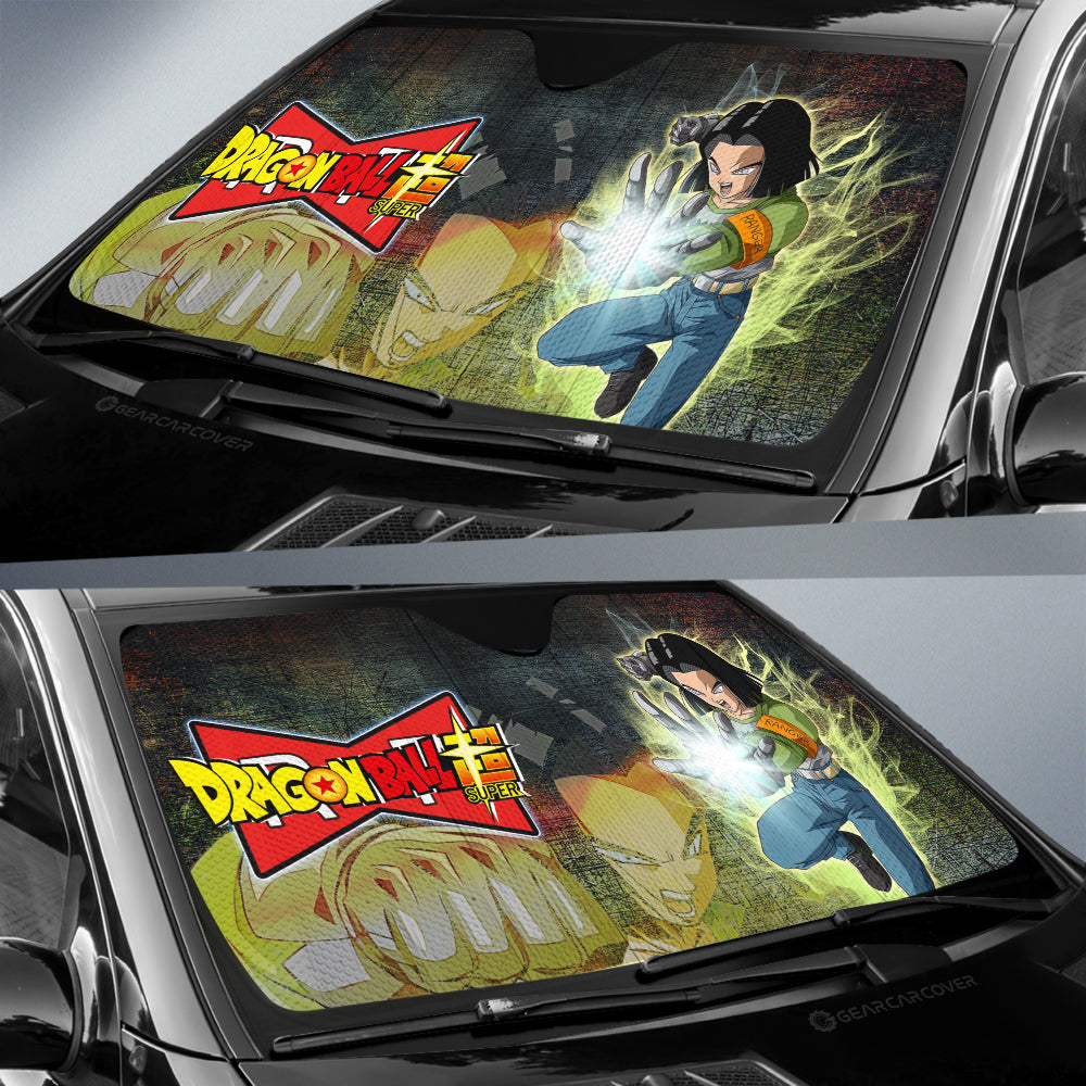 Android 17 Car Sunshade Custom Car Interior Accessories - Gearcarcover - 3
