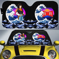 Android 17 Car Sunshade Custom Dragon Ball Car Interior Accessories - Gearcarcover - 1