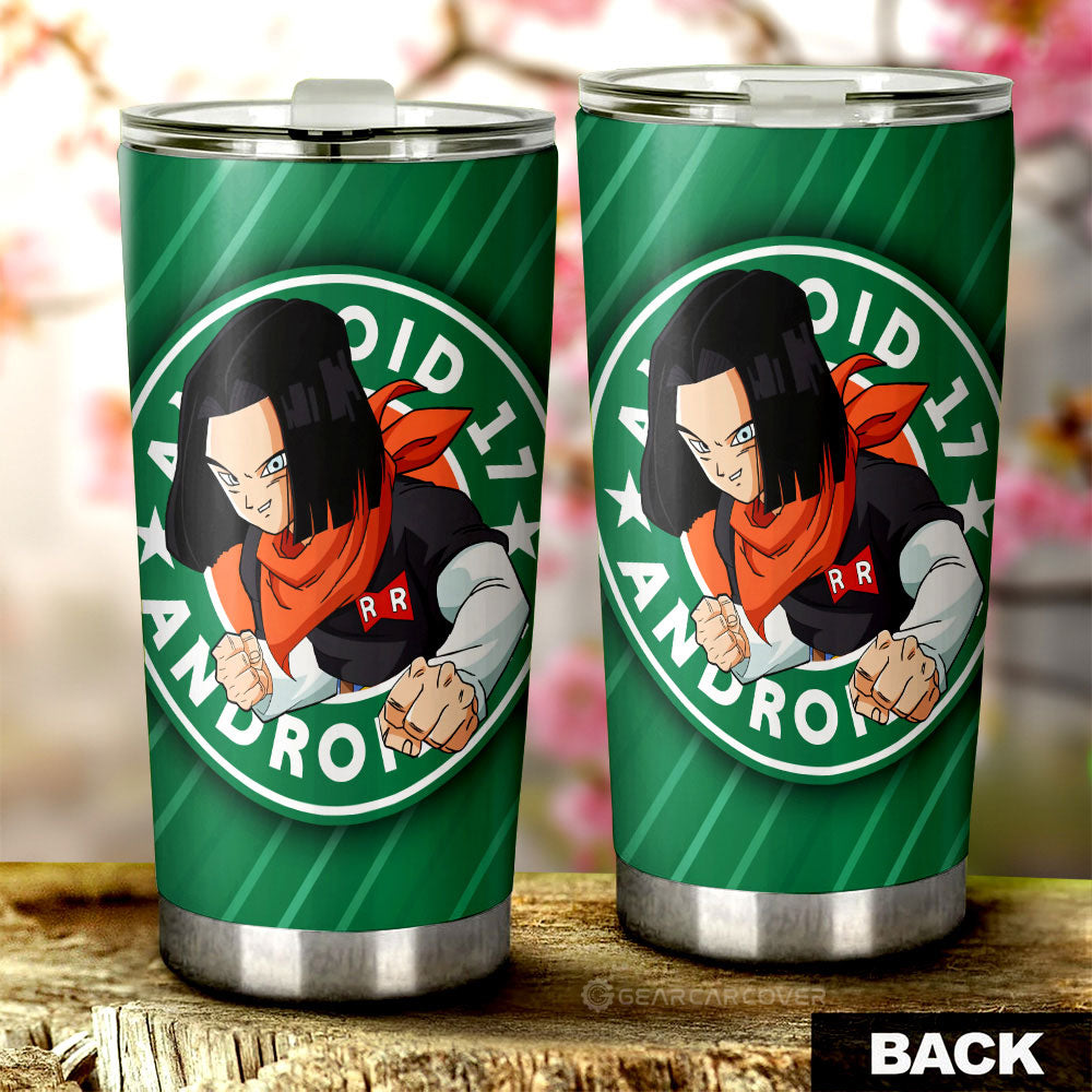 Android 17 Tumbler Cup Custom Car Accessories - Gearcarcover - 3