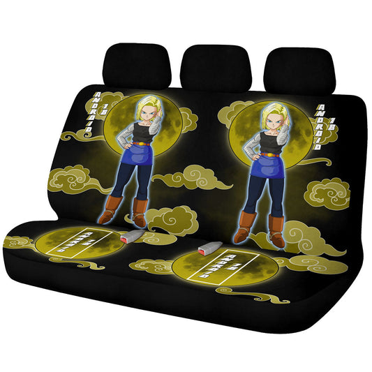Android 18 Car Back Seat Covers Custom Car Accessories - Gearcarcover - 1