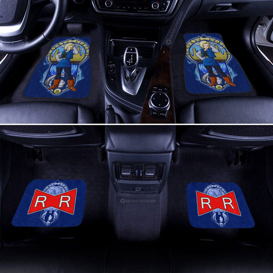 Android 18 Car Floor Mats Custom Car Interior Accessories - Gearcarcover - 2