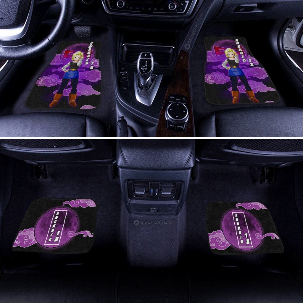 Android 18 Car Floor Mats Custom Car Interior Accessories - Gearcarcover - 3