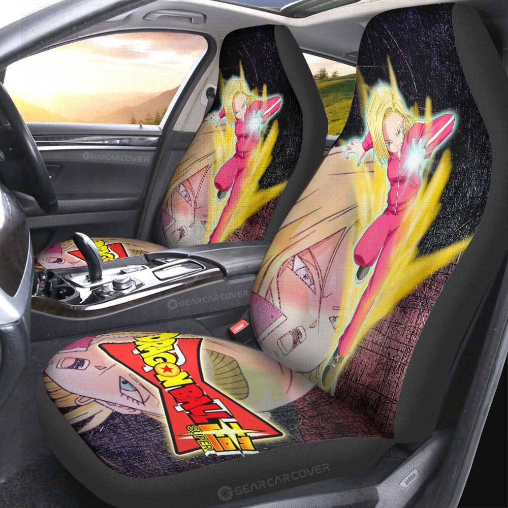 Android 18 Car Seat Covers Custom Car Accessories - Gearcarcover - 4