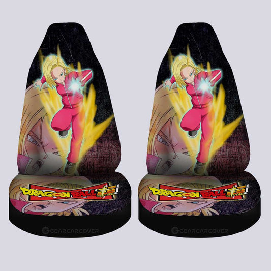 Android 18 Car Seat Covers Custom Car Accessories - Gearcarcover - 1