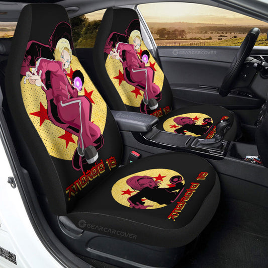 Android 18 Car Seat Covers Custom Car Accessories - Gearcarcover - 2