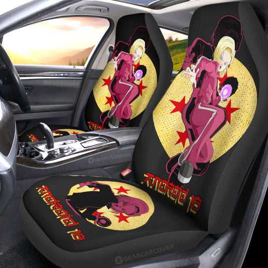 Android 18 Car Seat Covers Custom Car Accessories - Gearcarcover - 1