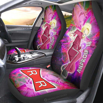 Android 18 Car Seat Covers Custom Car Accessories - Gearcarcover - 1