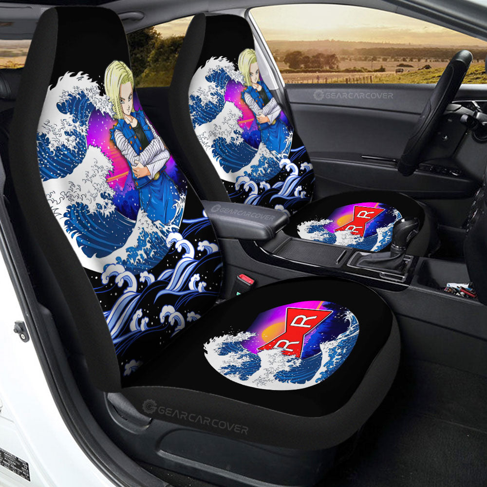 Android 18 Car Seat Covers Custom Car Interior Accessories - Gearcarcover - 2