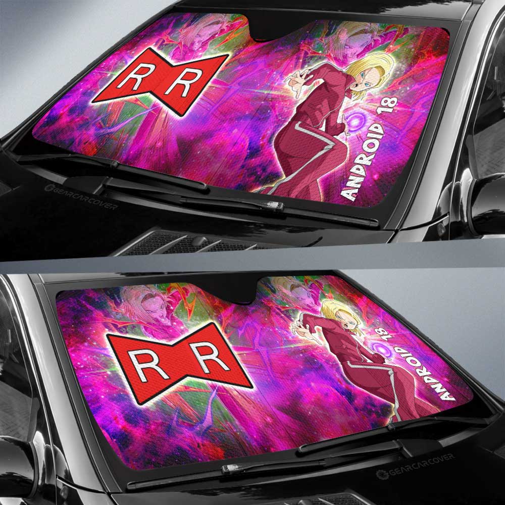 Android 18 Car Sunshade Custom Car Accessories - Gearcarcover - 2