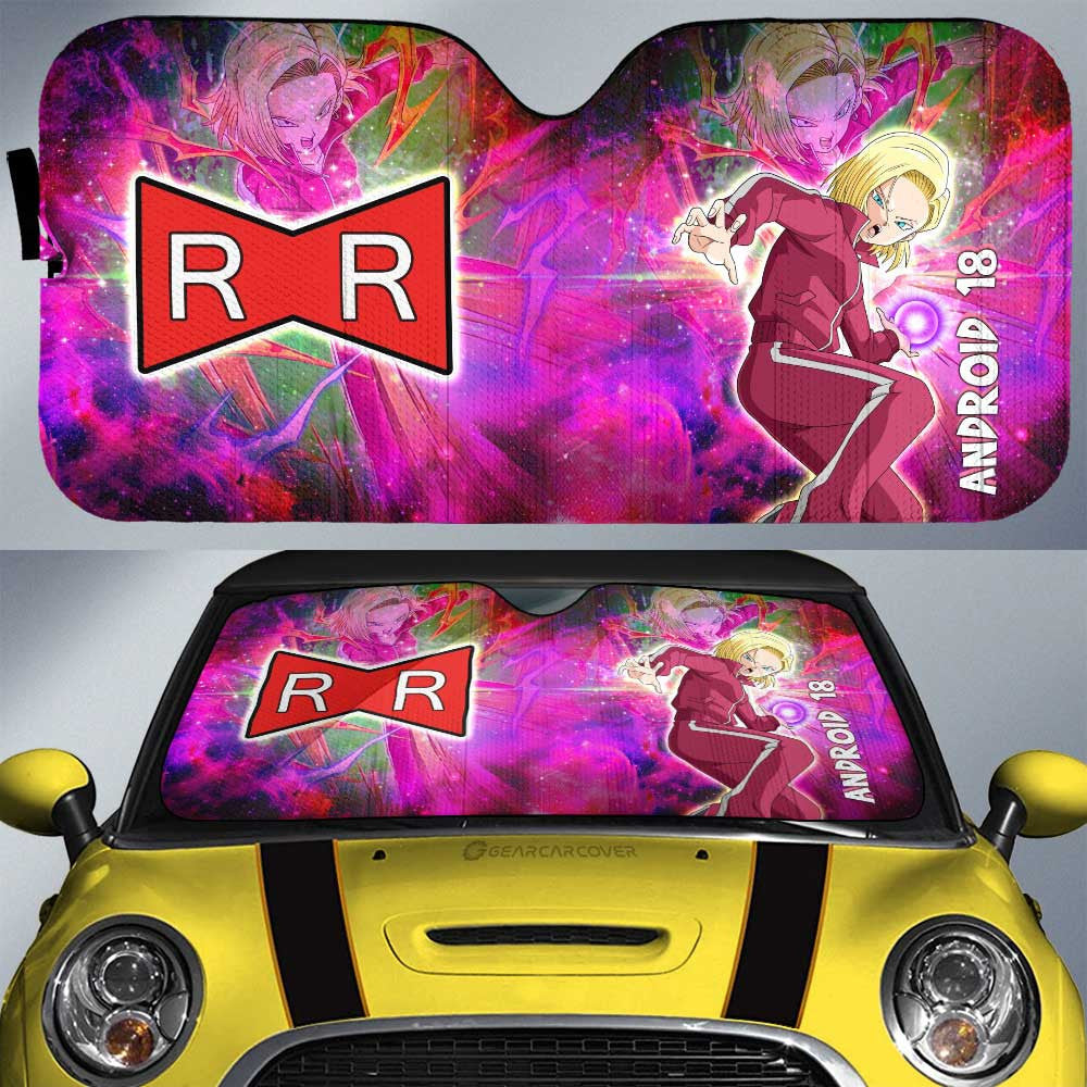 Android 18 Car Sunshade Custom Car Accessories - Gearcarcover - 1