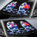 Android 18 Car Sunshade Custom Dragon Ball Car Interior Accessories - Gearcarcover - 2