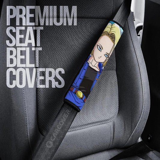 Android 18 Seat Belt Covers Custom Car Accessories - Gearcarcover - 2