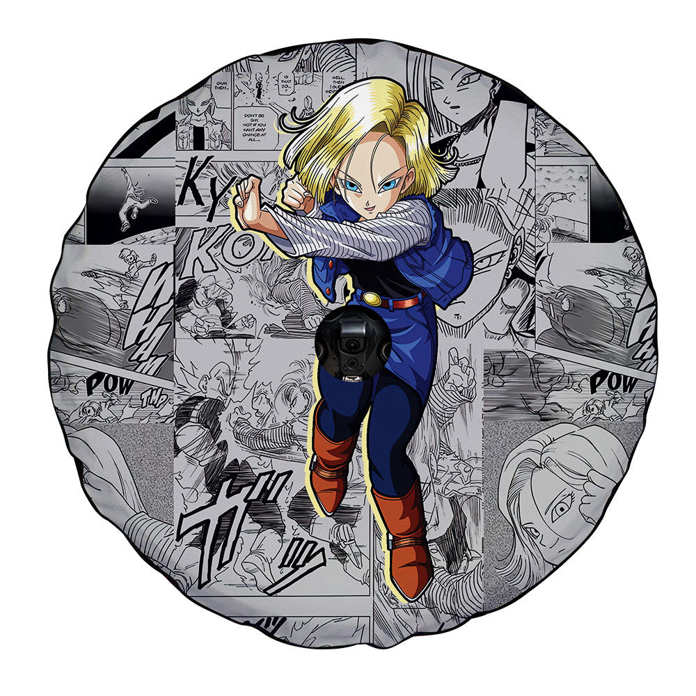 Android 18 Spare Tire Covers Camera Hole Collection - Gearcarcover - 4