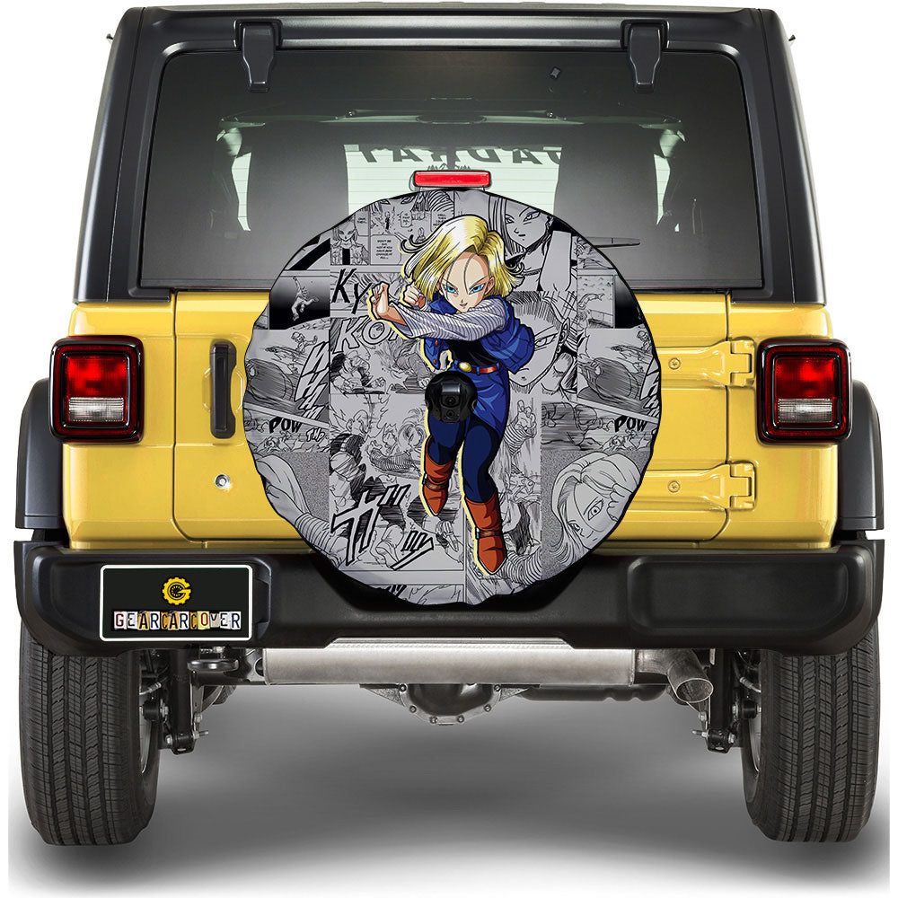 Android 18 Spare Tire Covers Camera Hole Collection - Gearcarcover - 1