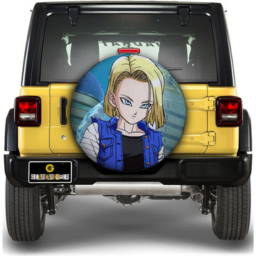 Android 18 Spare Tire Covers Custom Car Accessories - Gearcarcover - 1