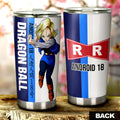 Android 18 Tumbler Cup Custom Car Accessories For Fans - Gearcarcover - 3