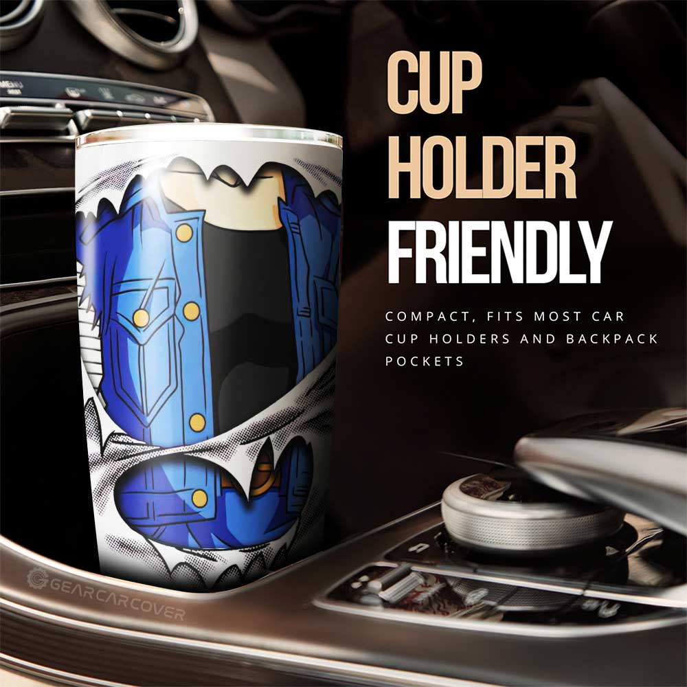 Android 18 Uniform Tumbler Cup Custom - Gearcarcover - 2