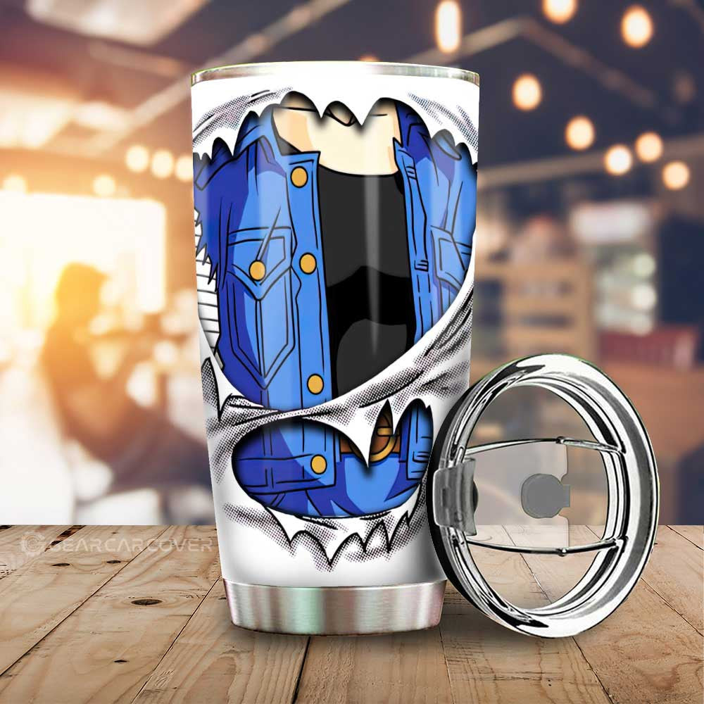 Android 18 Uniform Tumbler Cup Custom - Gearcarcover - 1